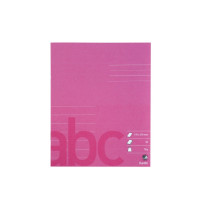 Produktbild för Skrivbok bantex, 17 x 21 cm, 1/2 tomt, 1/2 linjerat (14,5 mm...