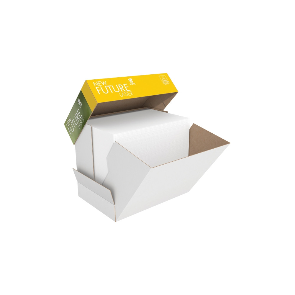 Produktbild för Papper för svart/vit laserprint New Future Lasertech, multib...