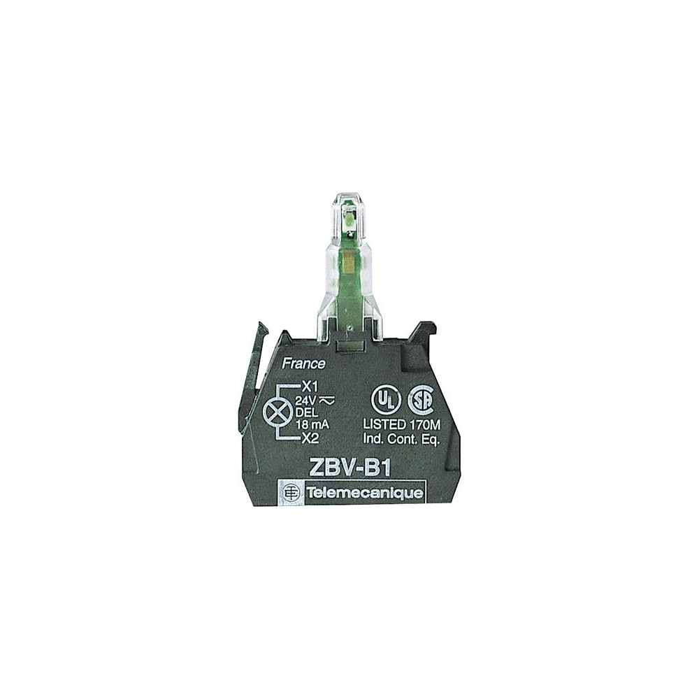Produktbild för Schneider Electric ZBVB1, 1 styck, Svart, IP20, -40