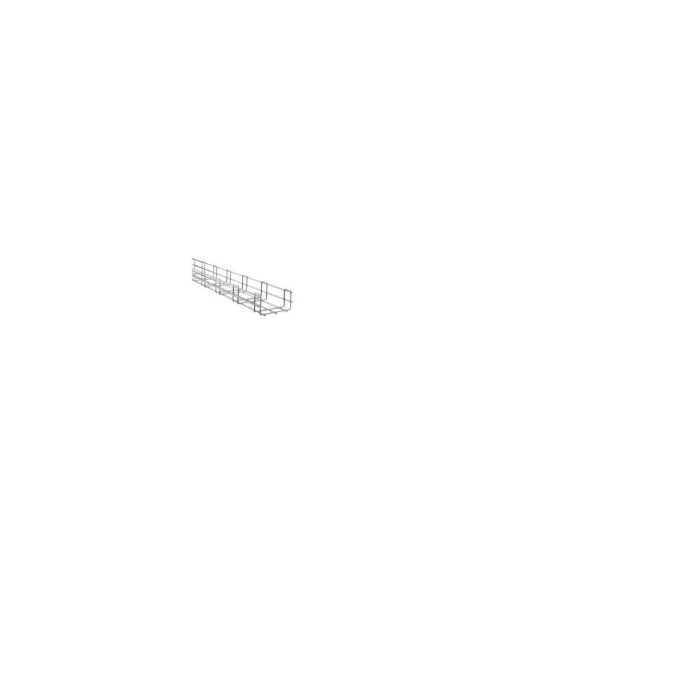 Produktbild för WIBE GROUP Gallerbricka Zink+H=70mm B=300mm L=3000mmAlu zink