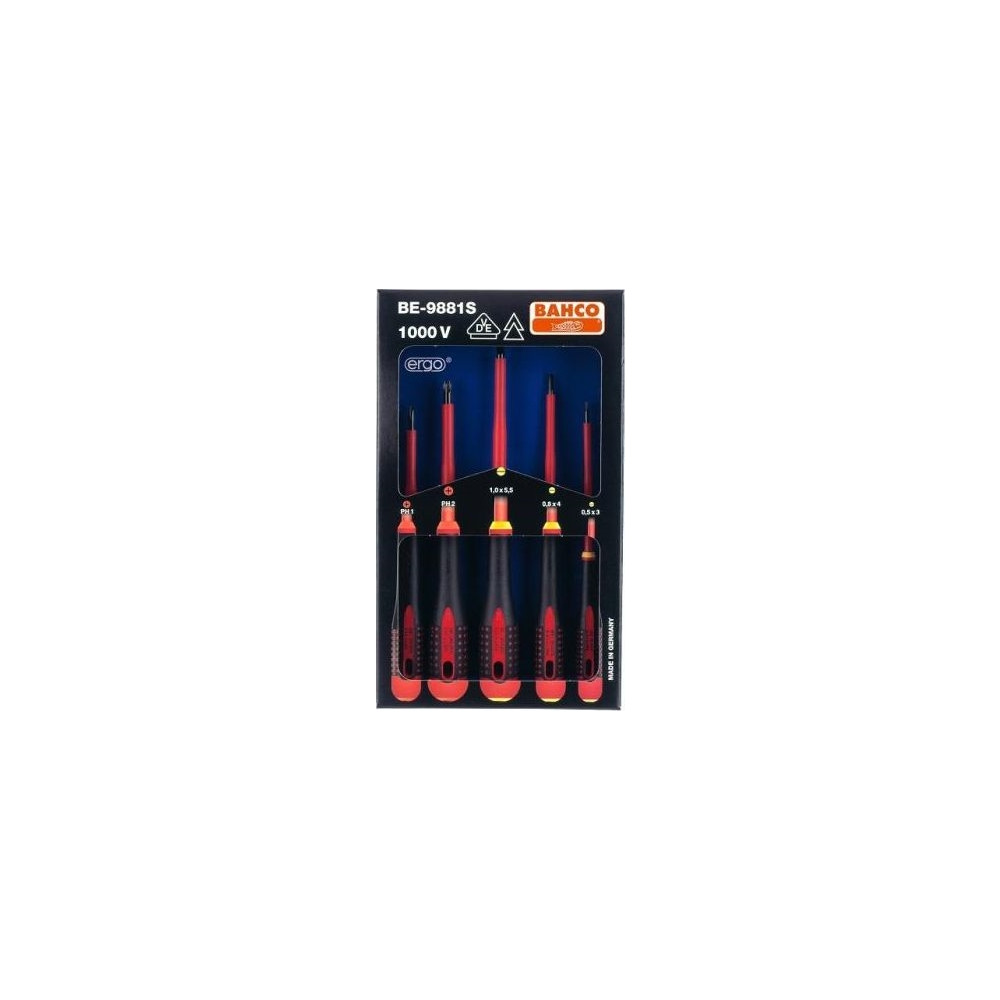 Produktbild för Bahco BE-9881S, 175 mm, 365 mm, 38 mm, 450 g, Svart, Röd, Gr...