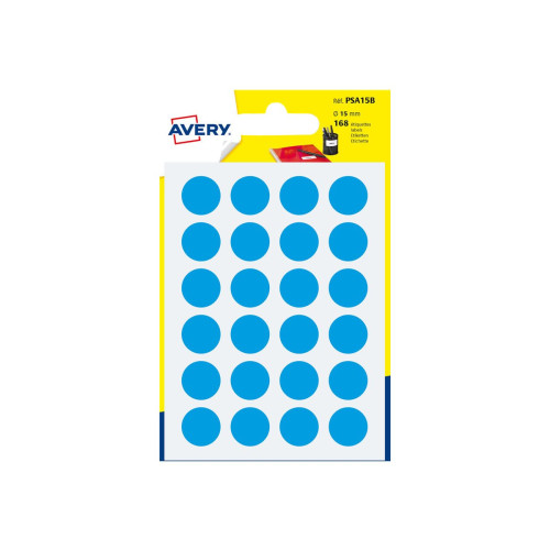 AVERY Avery - självhäftande färgkodad etikett - blå (paket om 168)