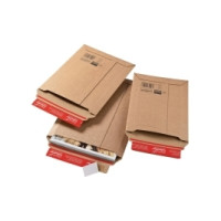 Produktbild för Papperskuvert ColomPac, B5, 185 x 270 x 50 mm, brunt, 20 st.