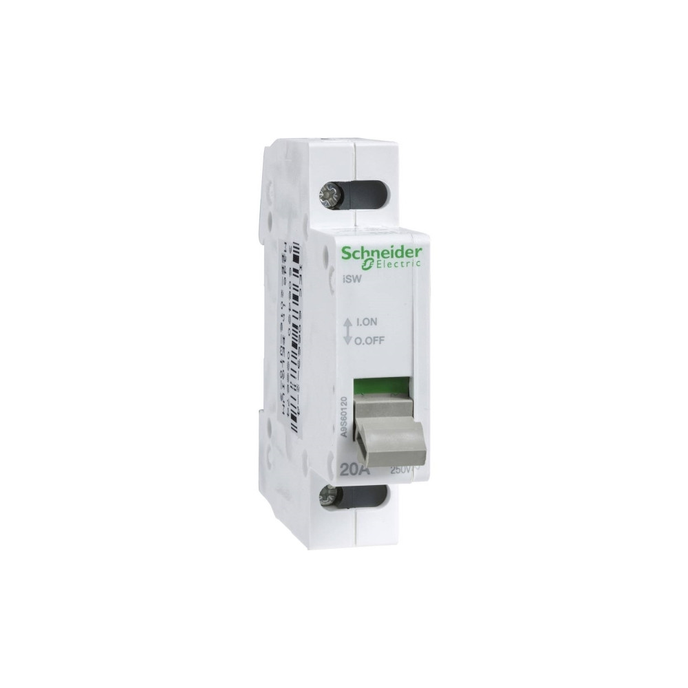 Produktbild för Schneider Electric A9S60220, Frånskiljare, Vit, IP4X, 18 mm,...