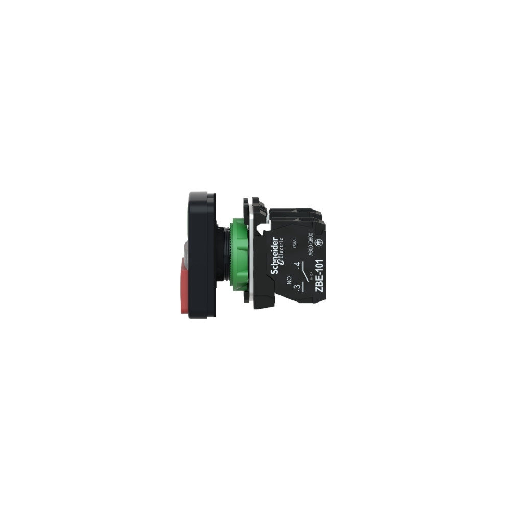Produktbild för Schneider Electric XB5, Knapp, Grön, IP66, IK05, Klass II, 3...