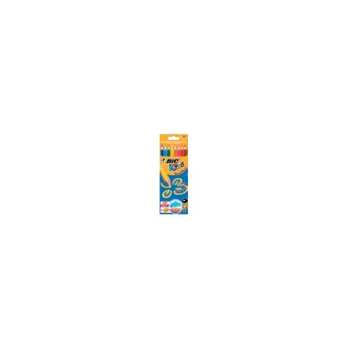 BIC BIC KiDS SuperSoft Jumbo - färgpenna - blandfärger (paket om 8)
