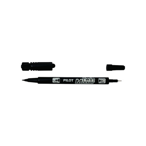 PILOT Permanent markör, Pilot BeGreen Twin Marker, extra fin/fin,...