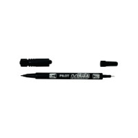 Produktbild för Permanent markör, Pilot BeGreen Twin Marker, extra fin/fin,...