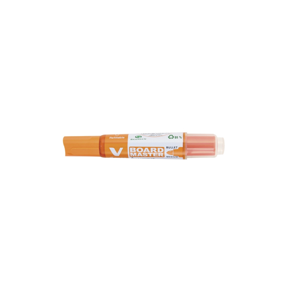 Produktbild för Whiteboardpenna Pilot BeGreen, refillbar, rund, orange (10-p...