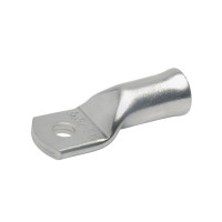 Produktbild för Klauke 704F10MS, Rörformig ringkabelsko, Rak, Silver, Koppar...