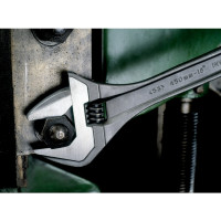 Produktbild för Bahco Skiftnyckel, svartoxiderad, 155 mm, Ställbar skiftnyck...