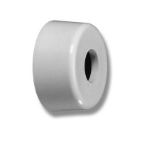 Produktbild för Purus vit plastrosett 32 mm med en höjd på 65 mm och en bred...
