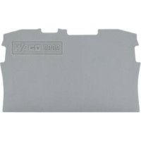 Produktbild för Wago 2002-1291, Kåpa för kopplingsplintar, Grå, 0,8 mm, 48,5...