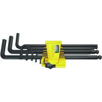 Produktbild för Wera 05022171001, Insexnycklar med L-handtag, set, Brittiska...