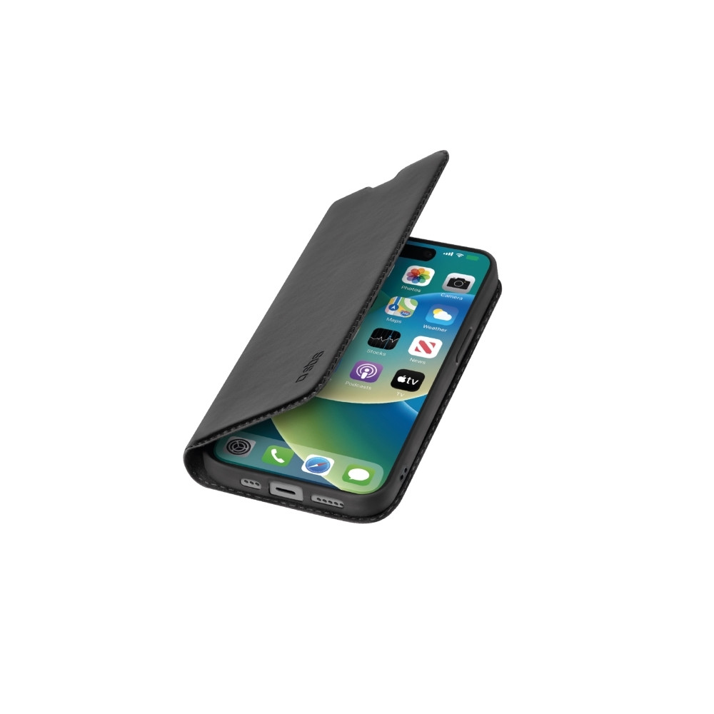 Produktbild för SBS TEBKLITEIP1561K, Plånbok, Apple, iPhone 15, 15,5 cm (6.1...