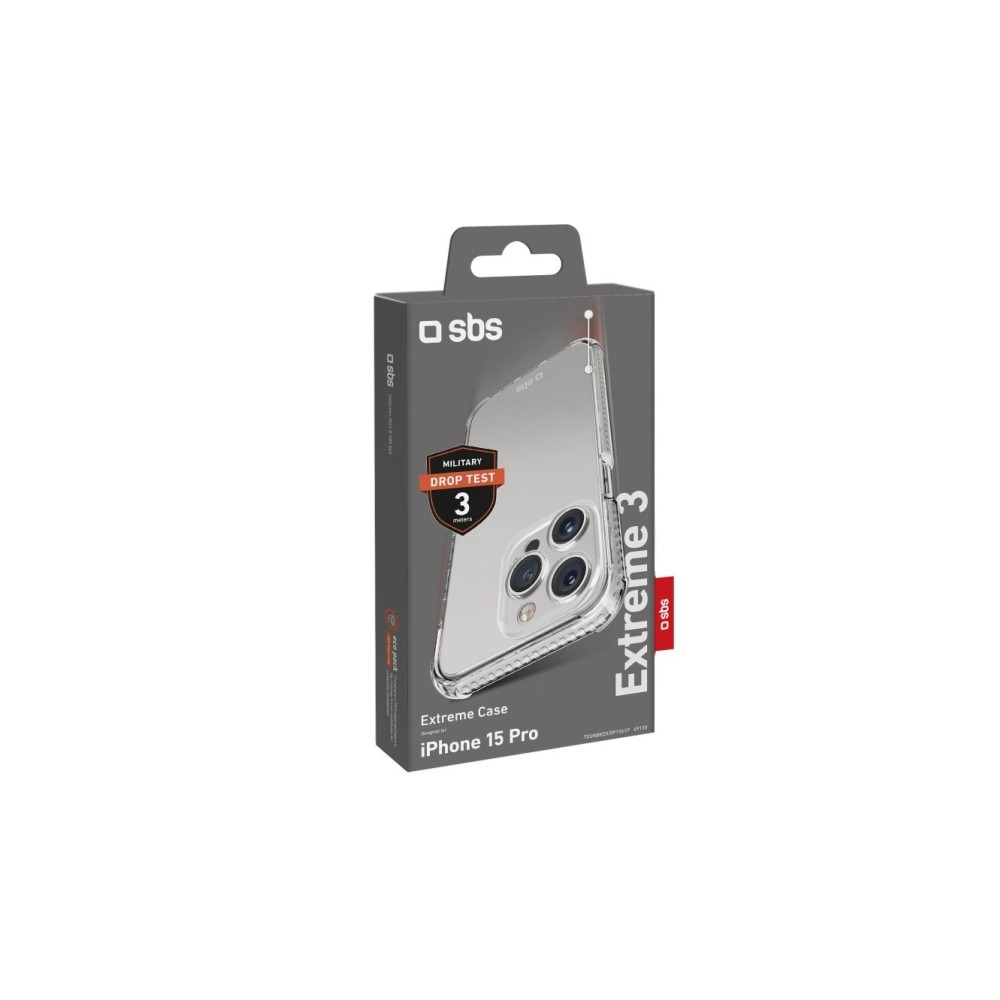 Produktbild för SBS TEUNBKEX3IP1561P, Mobilskal, Apple, iPhone 15 Pro, 15,5...