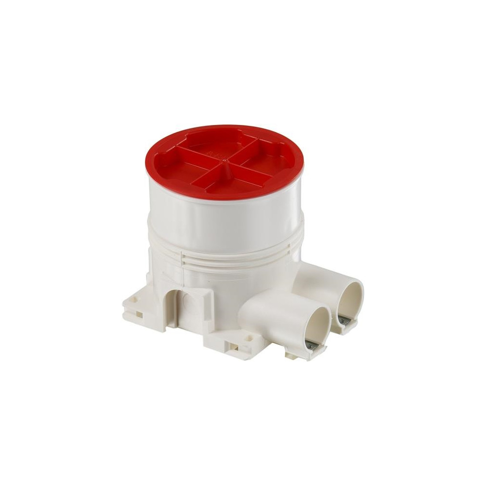 Produktbild för ABB infälld och gjutlåda Euro 1 modul, extra djup 73 mm, 2 x...