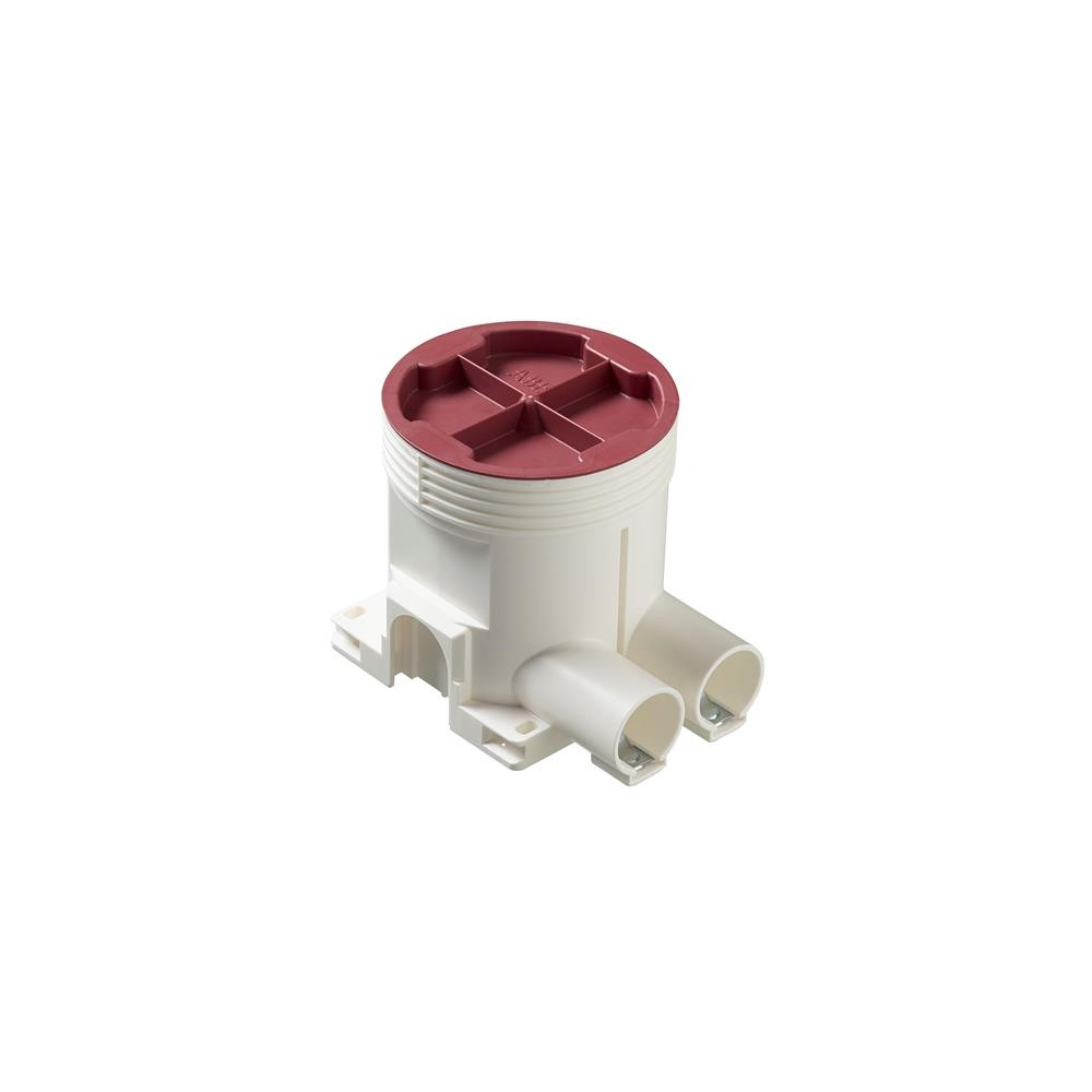 Produktbild för ABB infälld och gjutlåda Euro 1 modul, extra djup 73 mm, 2 x...