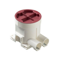 Produktbild för ABB infälld och gjutlåda Euro 1 modul, extra djup 73 mm, 2 x...