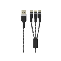 Produktbild för Sinox ULTRA 6-i-1-kabel med Lightning, USB C och Micro USB....