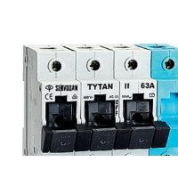 Produktbild för NIKO gruppbrytare TYTAN II 3P+N, 2–63A, 400V AC, DIN-skena,...