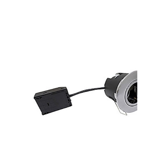 Nordtronic NORDTRONIC Uni Install G2, GU10, rund, borstad aluminium, fö...