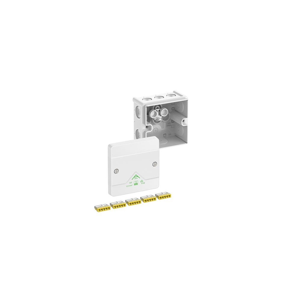 Produktbild för Spelsberg Abox 025-2,5²/ W fördelningsdosa (L x B x H) 87 x...