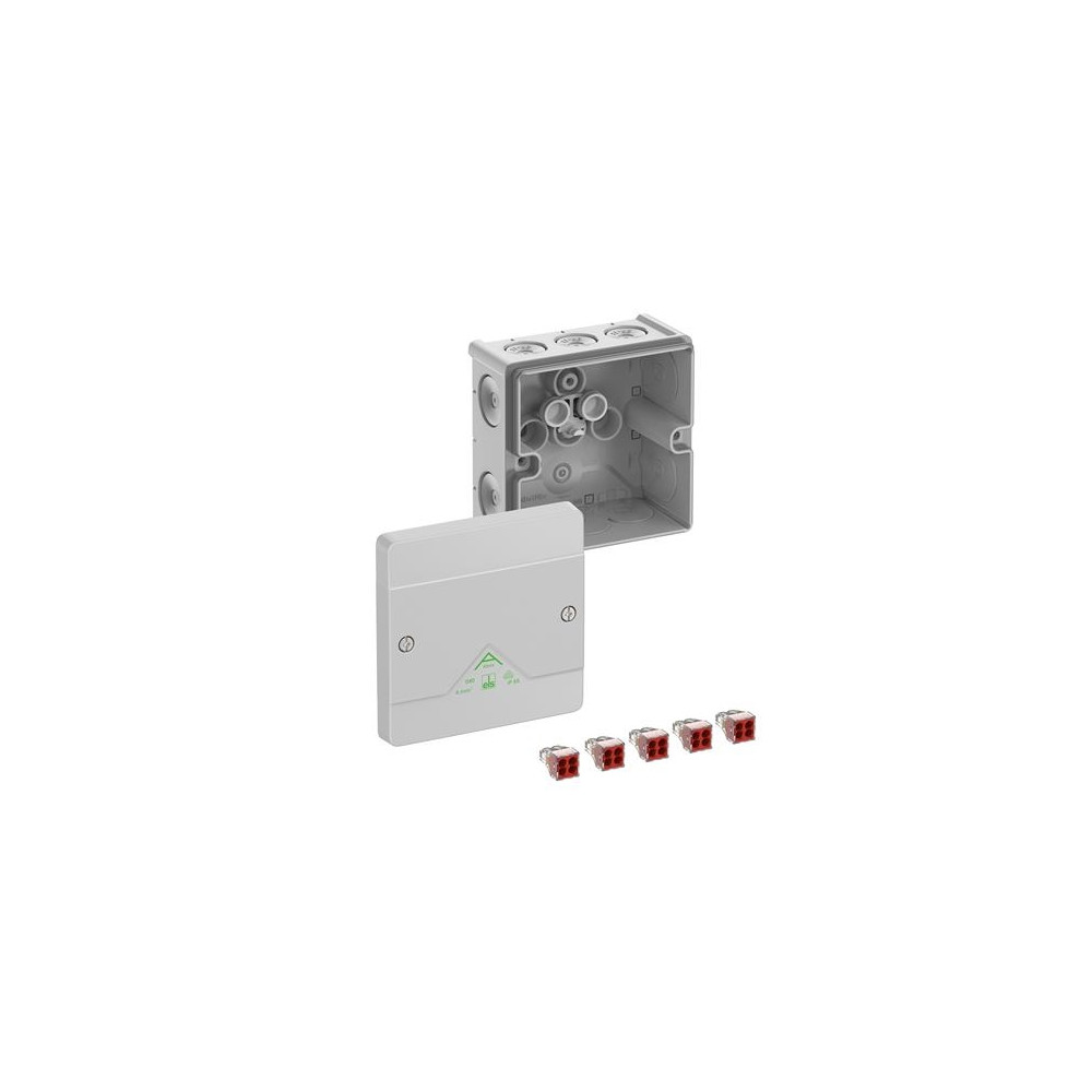 Produktbild för Spelsberg Abox 040-4² förgreningsdosa, IP66, IK07, inv., 5x4...