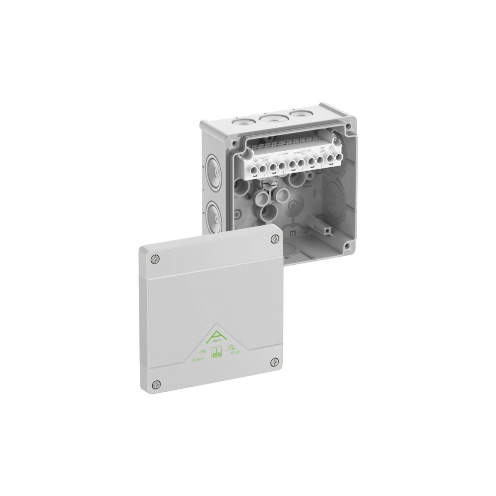 Produktbild för Spelsberg Abox 060-6² fördelningsdosa (L x B x H) 127 x 127...