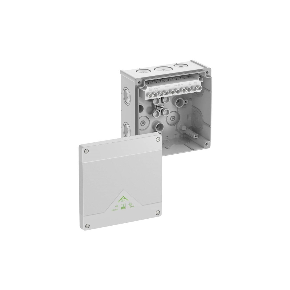 Produktbild för Spelsberg Abox 100-10² fördelningsdosa (L x B x H) 152 x 152...
