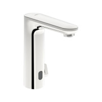 Produktbild för Oras Electra beröringsfri tvättställsblandare 3V, 124 mm pip...