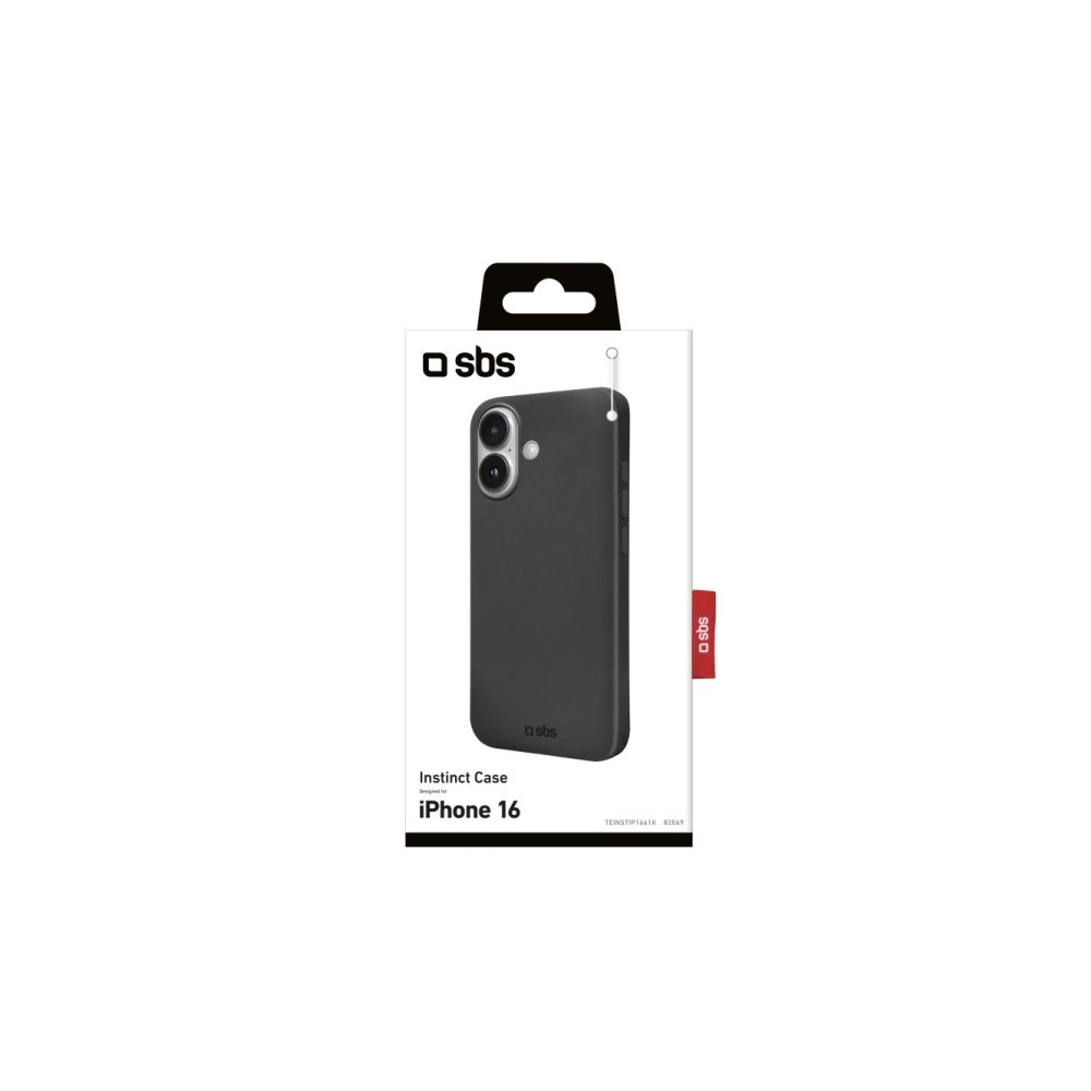 Produktbild för SBS TEINSTIP1661K, Mobilskal, Apple, iPhone 16, 15,5 cm (6.1...