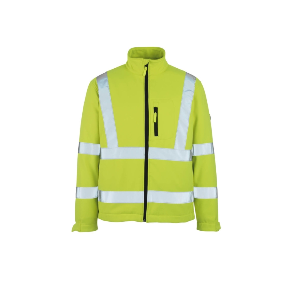 Produktbild för MASCOT 08005-159-17, Jacka, Man, Vit, Gul, L, Polyester, 265...