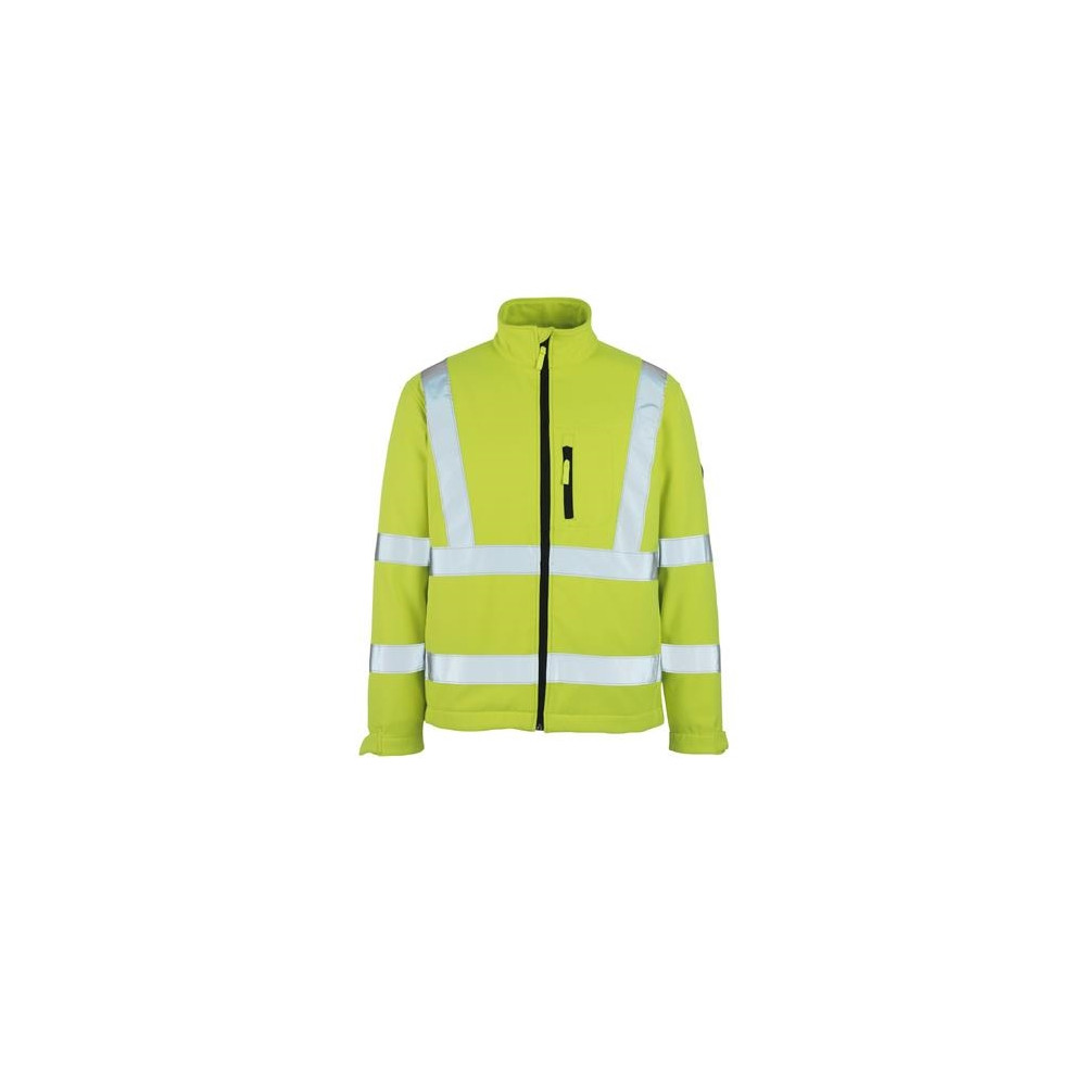 Produktbild för MASCOT 08005-159-17, Jacka, Man, Vit, Gul, L, Polyester, 265...
