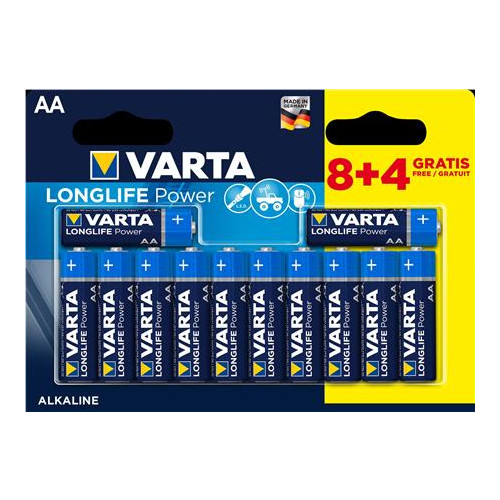 Varta Varta 04906, Engångsbatteri, AA, Alkalisk, 1,5 V, 12 styck,...