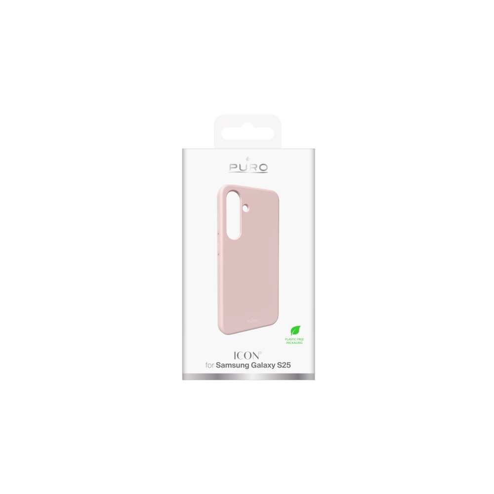 Produktbild för PURO ICON, Omslag, Samsung, Galaxy S25, 15,8 cm (6.2"), Rosa