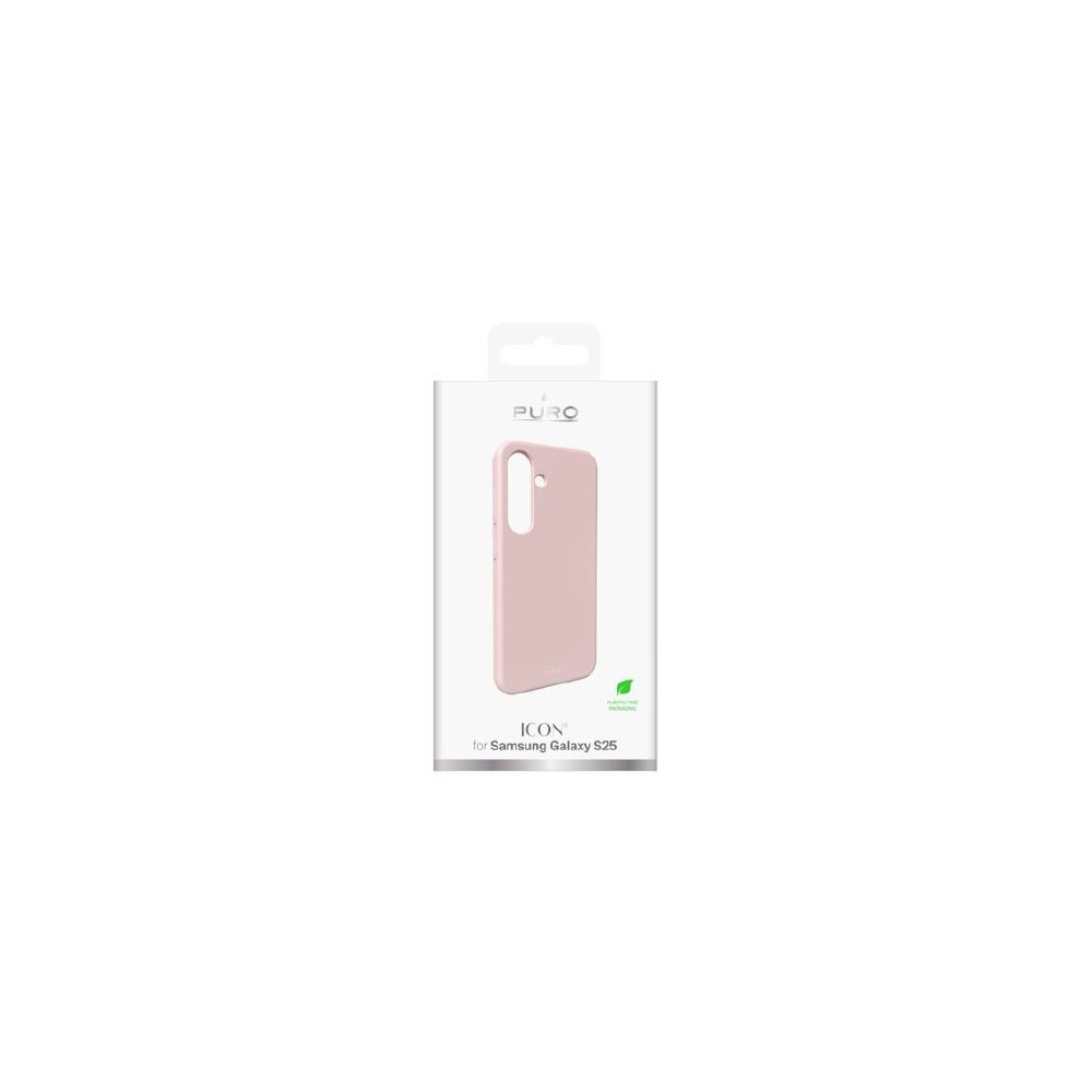 Produktbild för PURO ICON, Omslag, Samsung, Galaxy S25, 15,8 cm (6.2"), Rosa