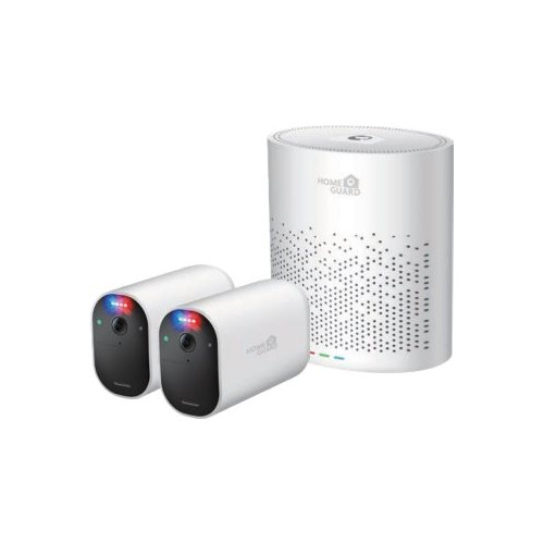 HOMEGUARD Homeguard Smart Deterrence NVR + kamera(/or) - trådlös (802.11b, 802.11g, 802.11n) - växelströmsdriven, batteridriven