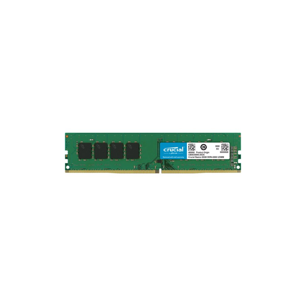 Produktbild för Crucial Basics - DDR4 - modul - 16 GB - DIMM 288-pin - 3200 MHz / PC4-25600 - ej buffrad