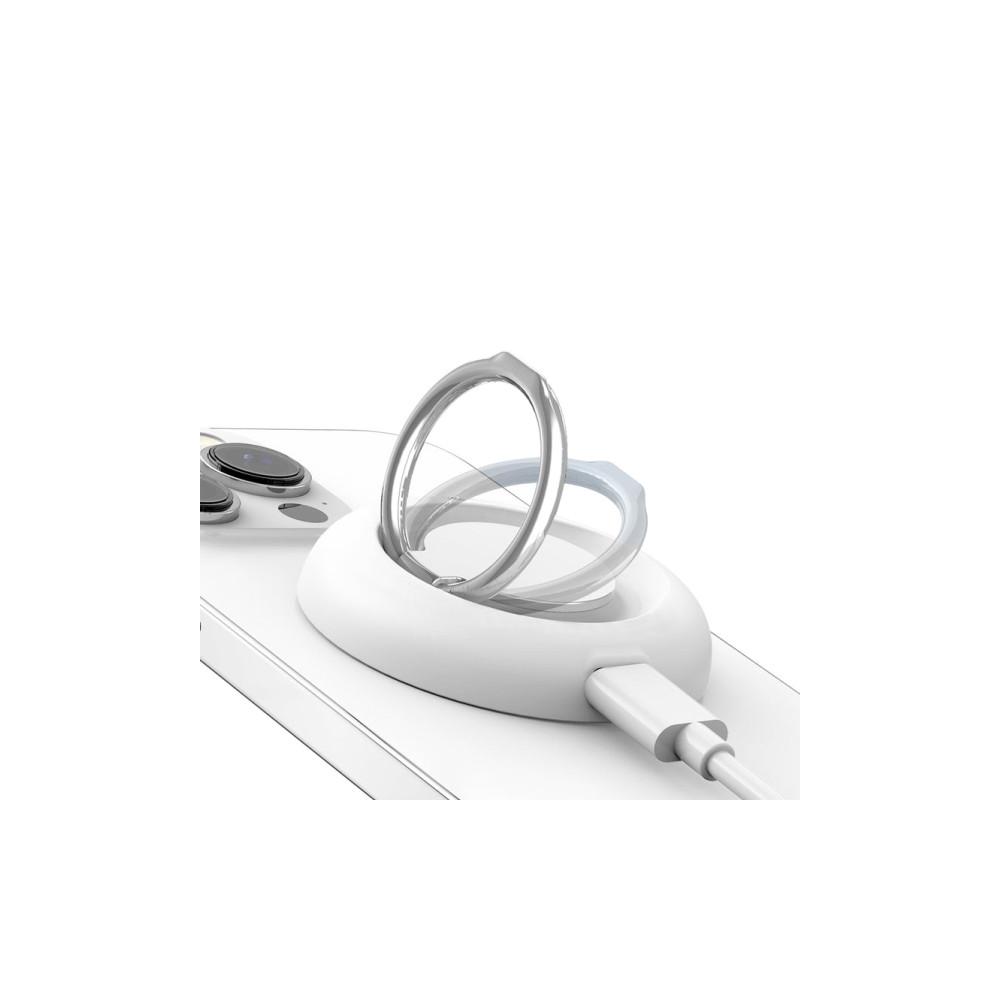 Produktbild för PURO PUCUSBCMAG2WHI, inomhus, USB, Trådlös laddning, 1,5 m,...