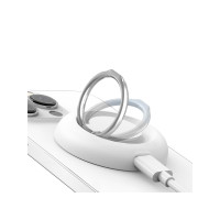 Produktbild för PURO PUCUSBCMAG2WHI, inomhus, USB, Trådlös laddning, 1,5 m,...