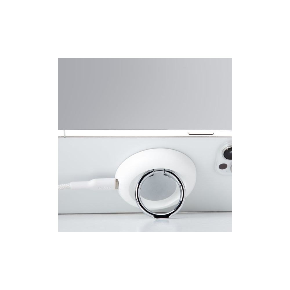 Produktbild för PURO PUCUSBCMAG2WHI, inomhus, USB, Trådlös laddning, 1,5 m,...