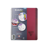 Produktbild för Clairefontaine Linicolor Intensiv Evolutiv'Book A5+ - anteckningsblock - 160 x 210 mm - 90 ark