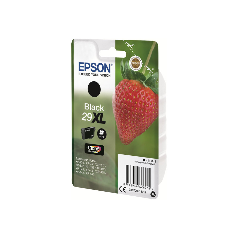 Produktbild för Epson 29XL - XL - svart - original - bläckpatron