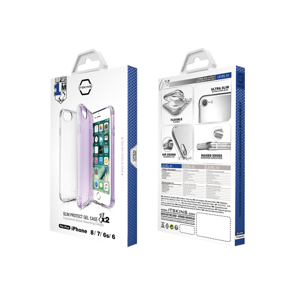 Produktbild för ITSKINS NANO // DUO Zero Gel 2 in 1 - baksidesskydd för mobiltelefon