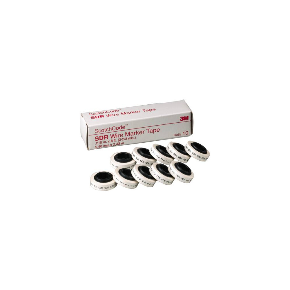 Produktbild för 3M SDR, Monteringstejp, Vit, 2,4 m, inomhus, Akryl, -40 ° C,...