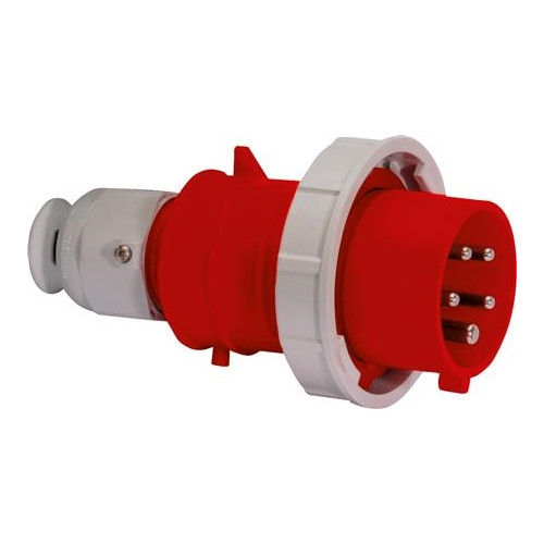 BALS BALS CEE stickpropp 32A 400V klocka H6 5-polig röd, IP67, sk...