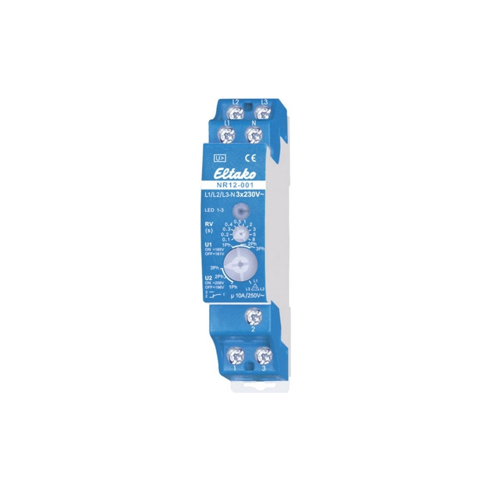 Produktbild för Eltako 22001330, Roterande brytare, 1P, Blå, 230 V, 16 A, 18...