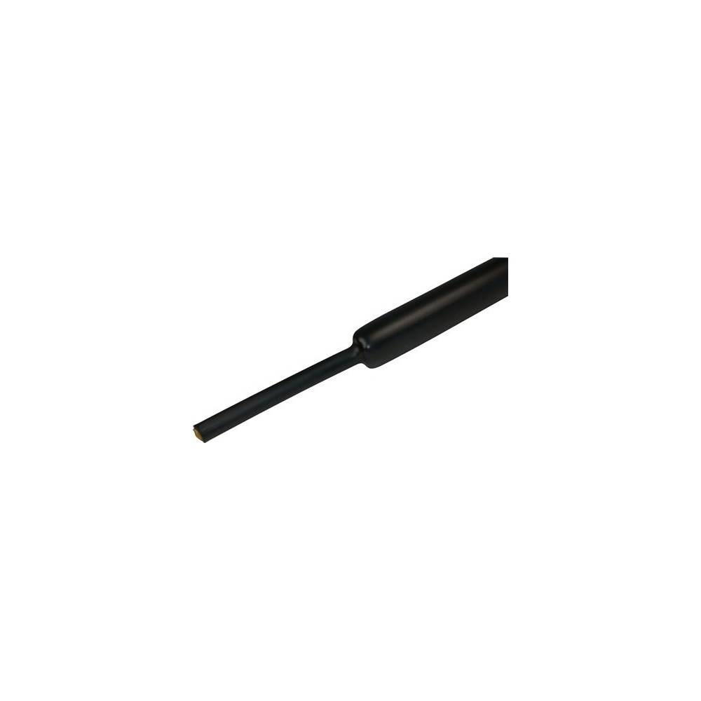 Produktbild för MELBYE krympslang tunnvägg svart krympeförhållande Ø9/3 mm m...
