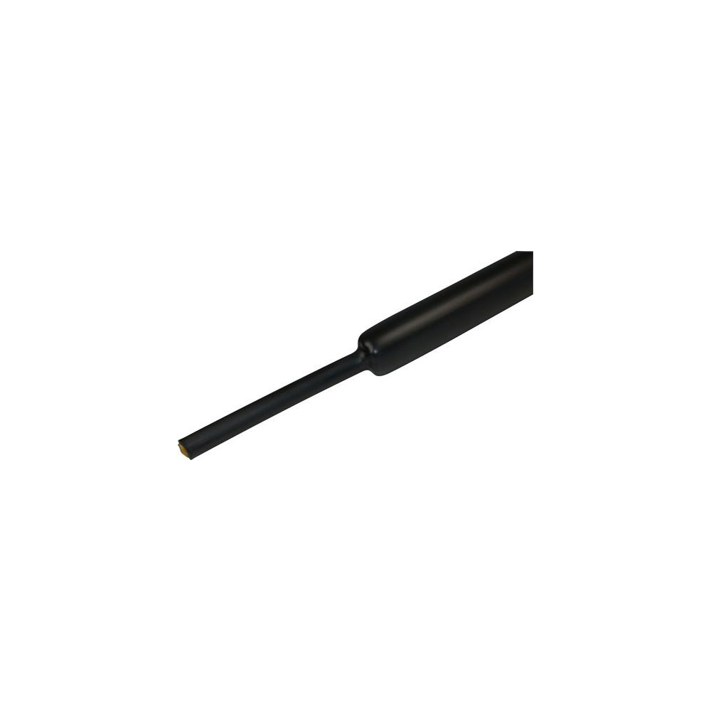 Produktbild för MELBYE krympslang tunnvägg svart krympeförhållande Ø9/3 mm m...